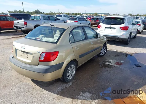 2009 Kia Rio Lx из США, поврежденный, VIN KNADE223496445130